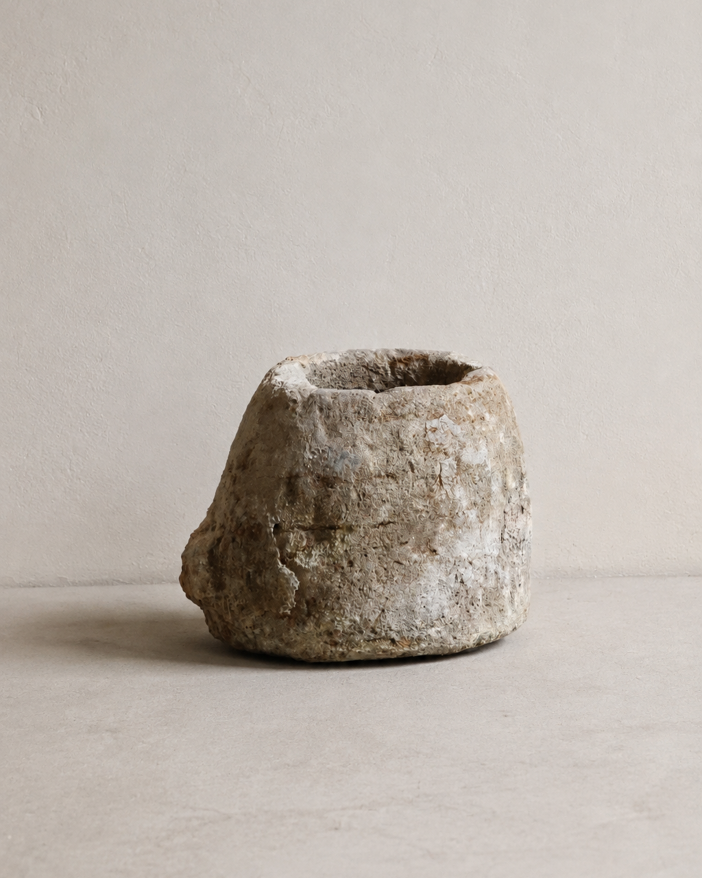 Indonesian Limestone Round Vessel LS0006