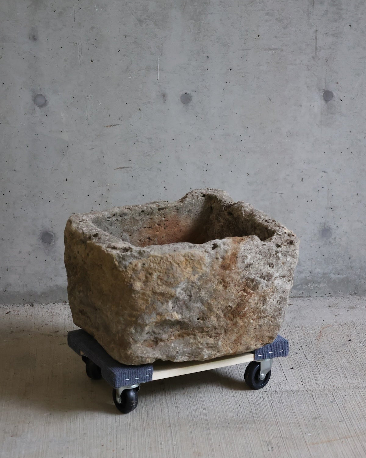 Indonesian Limestone Square Vessel LS0010