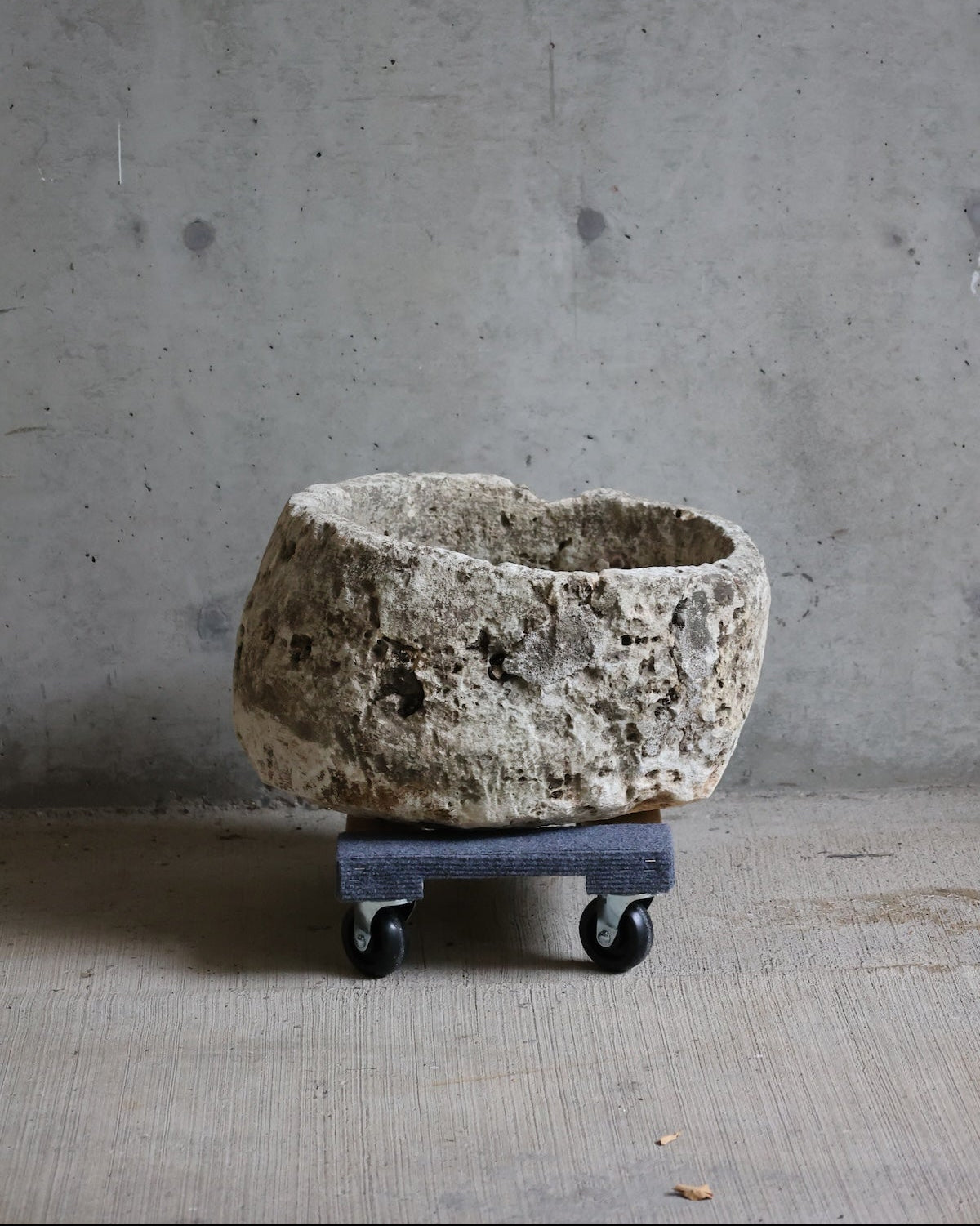 Indonesian Limestone Round Vessel LS0009