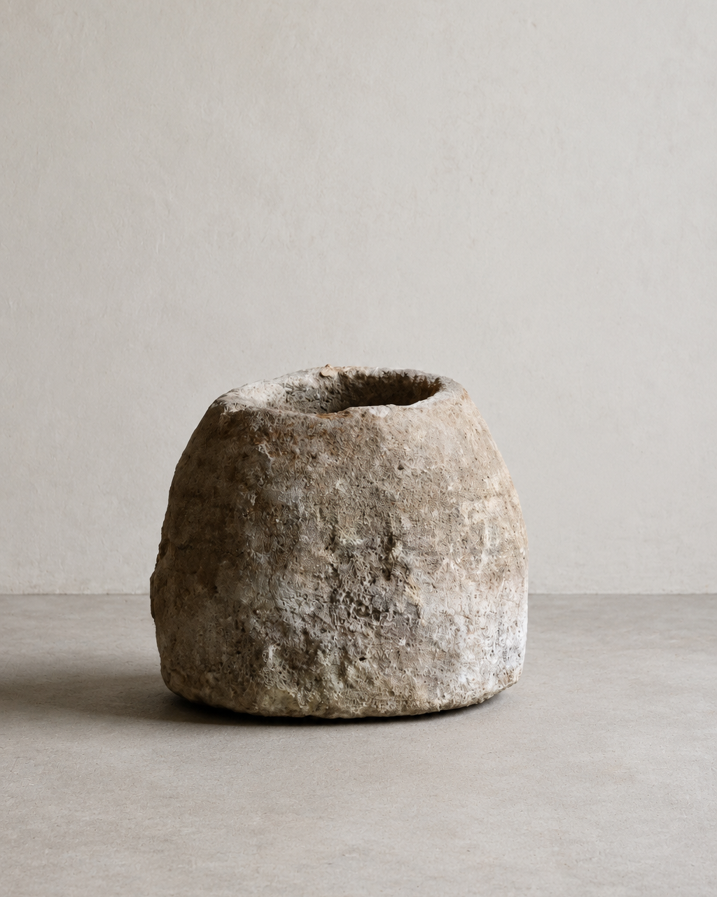 Indonesian Limestone Round Vessel LS0006
