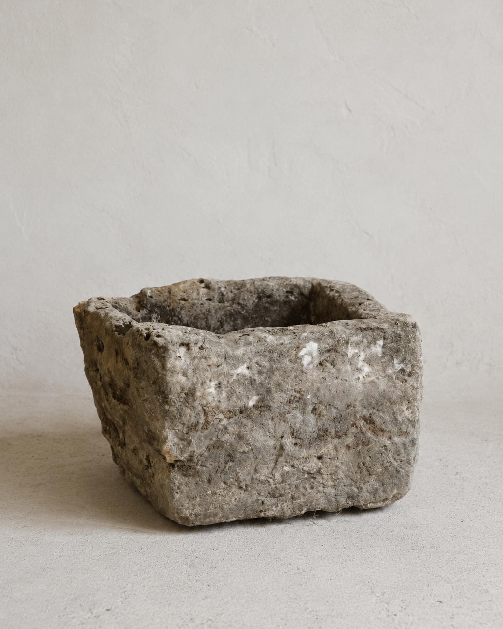 Indonesian Limestone Square Vessel LS0010