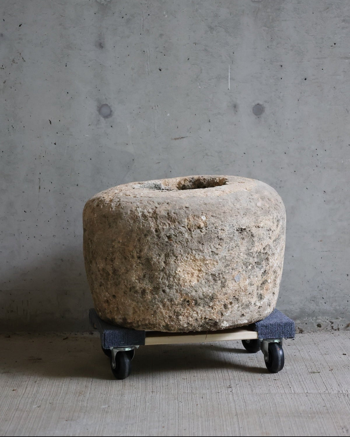Indonesian Limestone Round Vessel LS0011