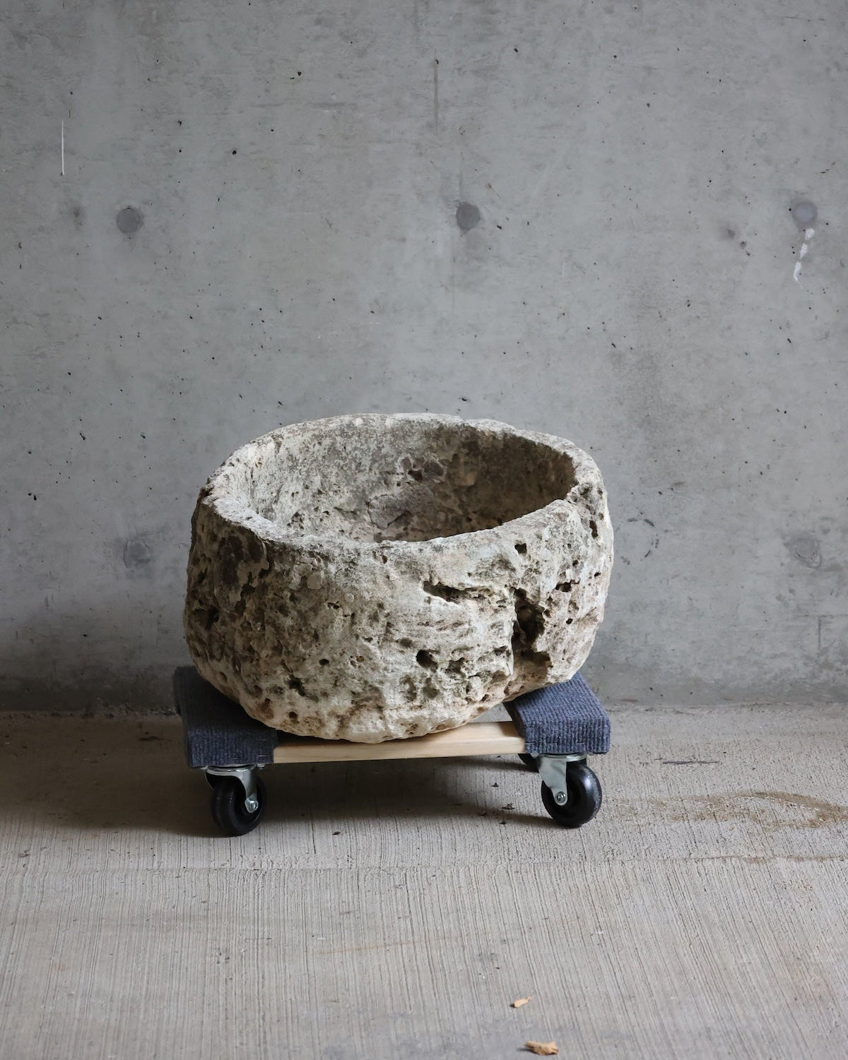 Indonesian Limestone Round Vessel LS0009