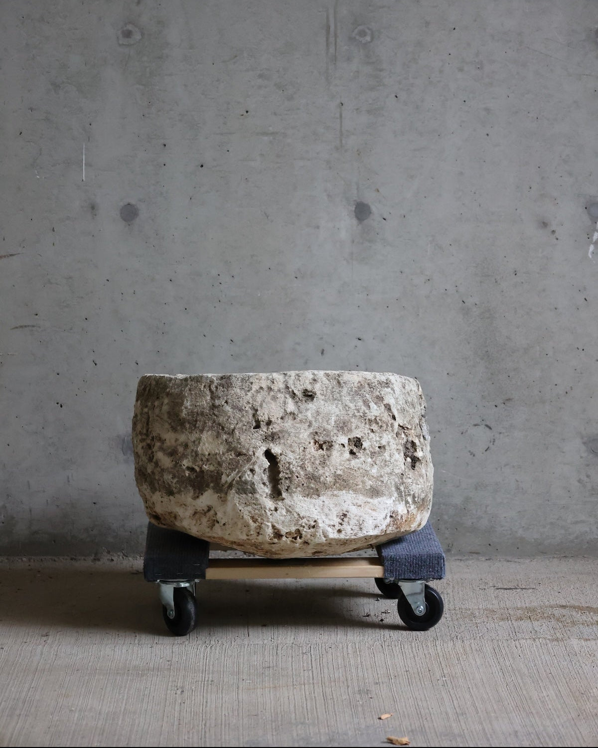 Indonesian Limestone Round Vessel LS0009