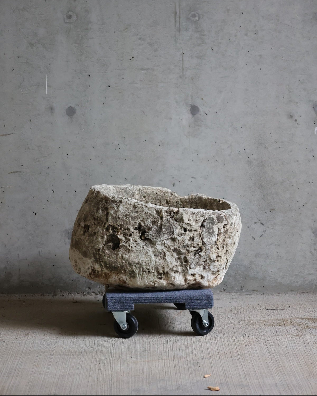 Indonesian Limestone Round Vessel LS0009