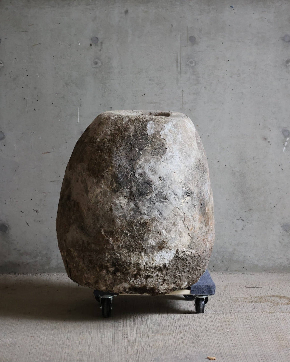 Indonesian Limestone Round Vessel LS0007