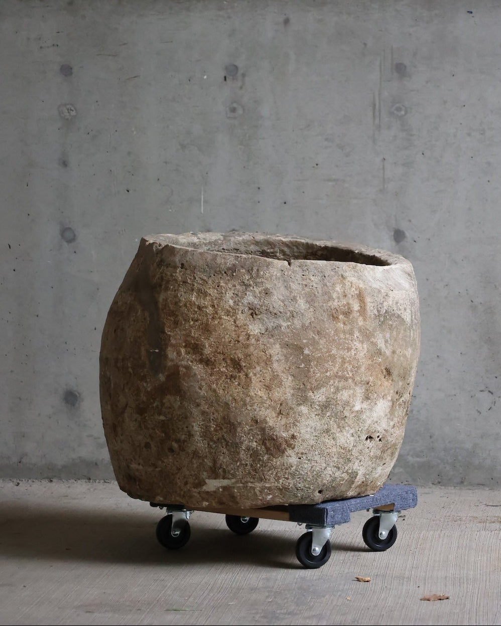 Indonesian Limestone Round Vessel LS0008