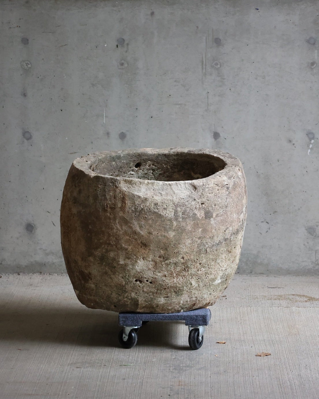 Indonesian Limestone Round Vessel LS0008