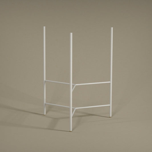 Metal Plant Stand for 10" Pots - White