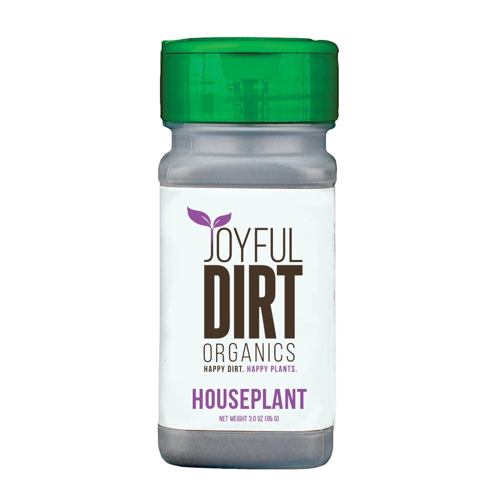 JOYFUL DIRT - Organic Houseplant Fertilizer & Plant Food - 3 oz. Shaker